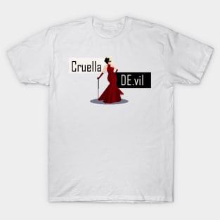 cruella de vil pixelart T-Shirt